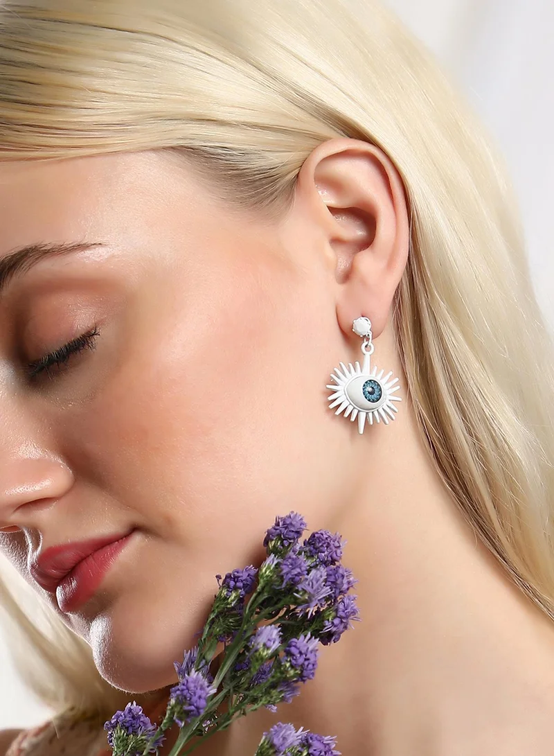 SOHI Evil Eye's Ray Contemporary Artificial Drop Earring Jewellery
