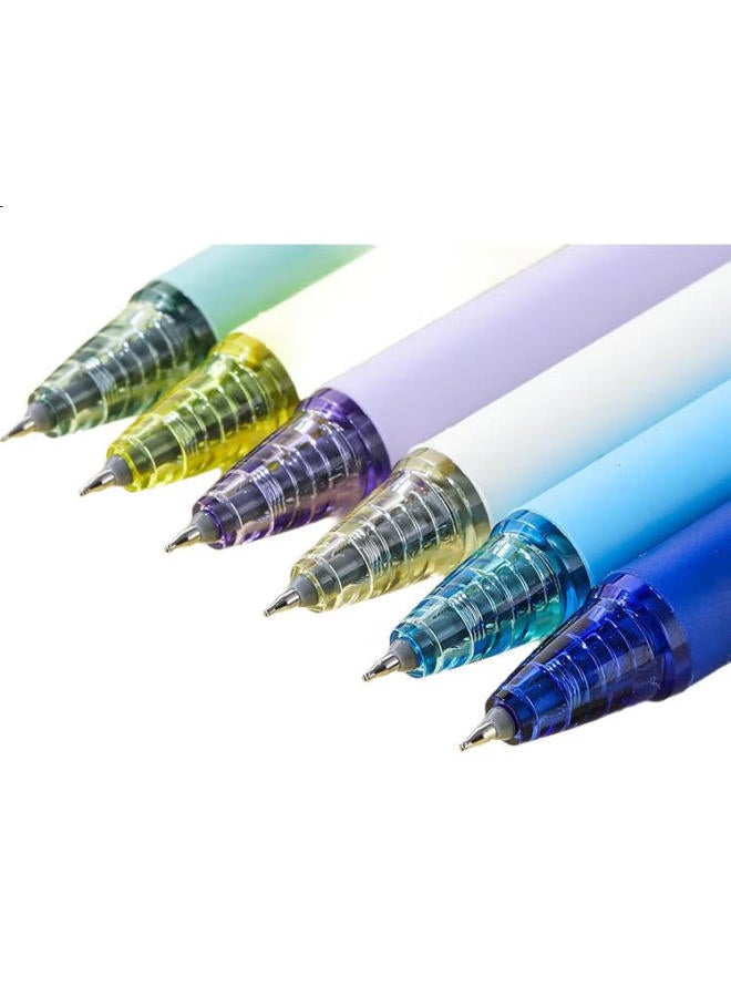 Pilot St Clickable Erasable Gel Pen From Paul&Joe Series, 0.4Mm, Black/Blue With Brown Cat Design (Pen + 7 Refills) Combo - Image 2