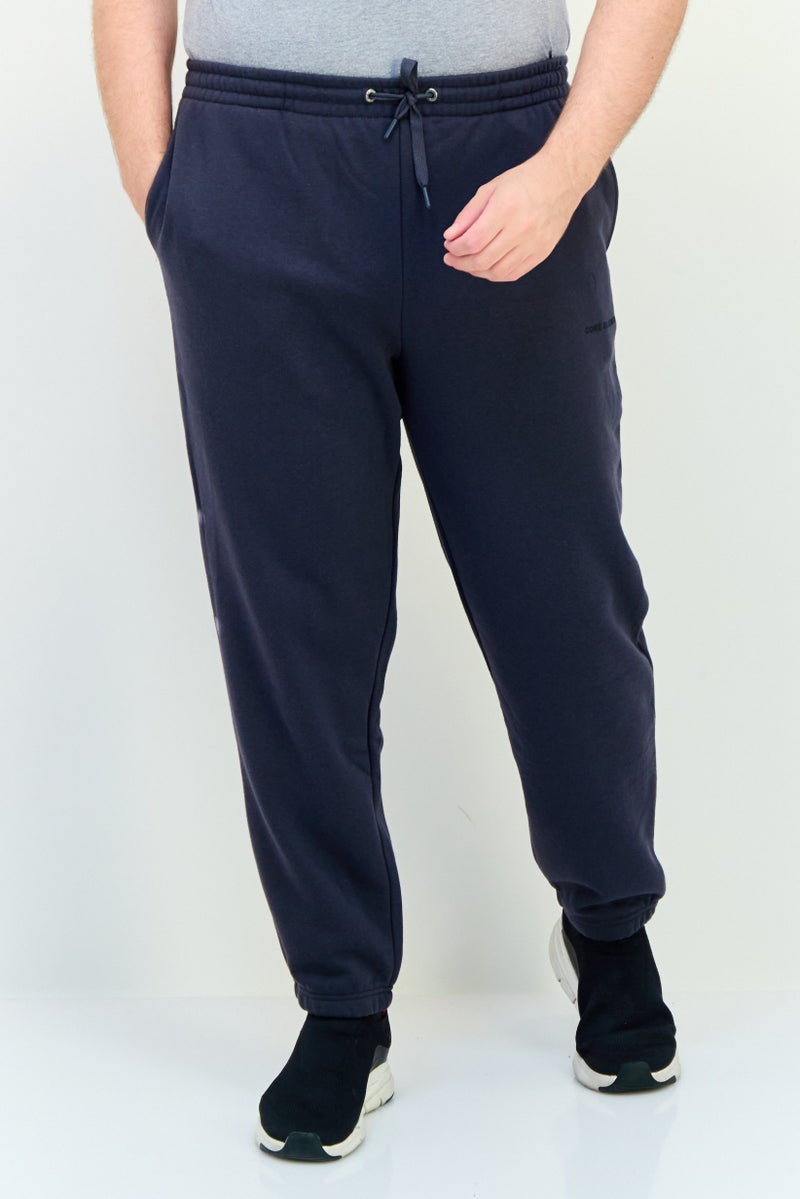 Core Elements Men Brand Logo Jogger Pants, Dark Grey  - Image 1