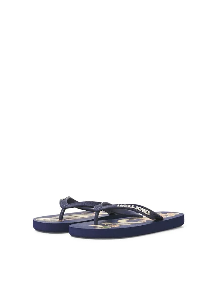 جاك وجونز جونيور Kids Jfwlogo Logo Flip Flops