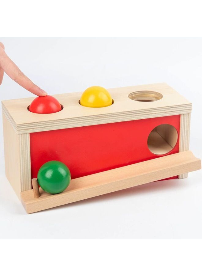 Montessori Teaching Aware Early Childhood Education Hand-eye Coordination Target Box Coin Pitching Box Drawer Game Montessori Teaching Aware-Color:Winder-cloth Belt  - Image 4