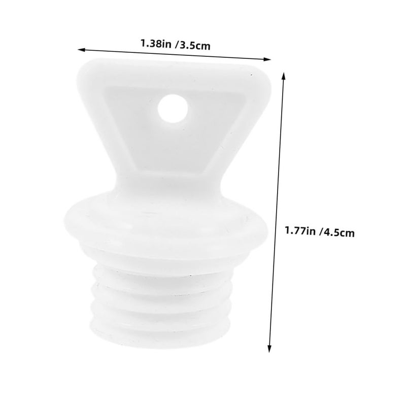 Alasum 4pcs Hot Water Bottle Stopper Sealing Plug Set Plastic Inner Diameter 2.1cm Height 1.7cm Replacement Cap - Image 3