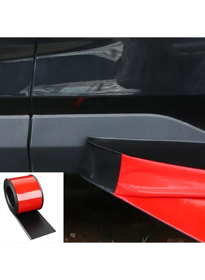 78.74 Inch Black Rubber Car Side Protector No Drill Adhesive Door Edge Guard - Image 5