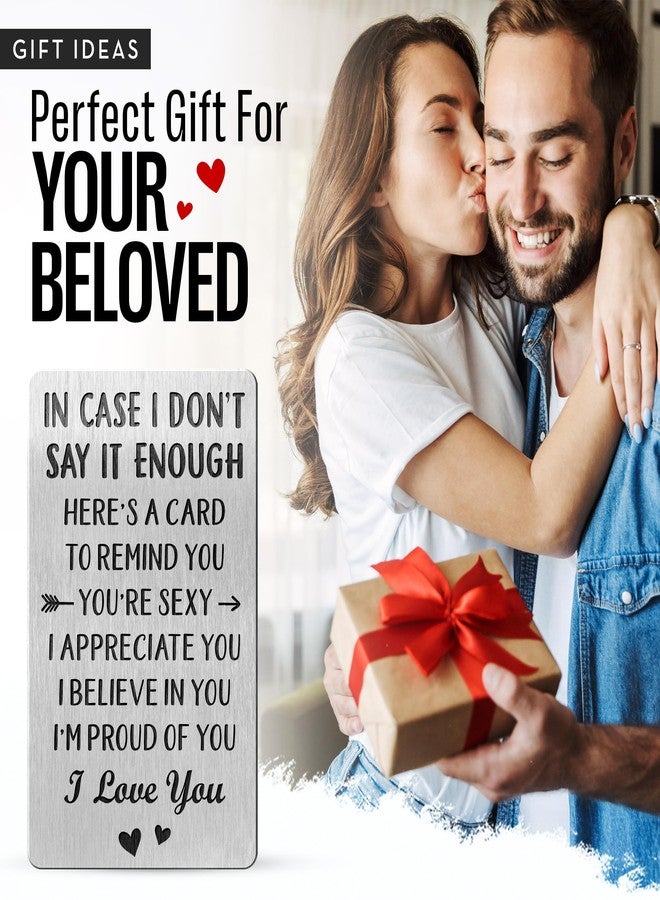 WITTSPOT Gifts for Him, Men, Boyfriend, Husband for Anniversary, Valentines, Christmas, Birthday - Birthday, Anniversary Card for Boyfriends, Men, Husbands - Wallet Insert for Boyfriend, Husband, Him - Image 2