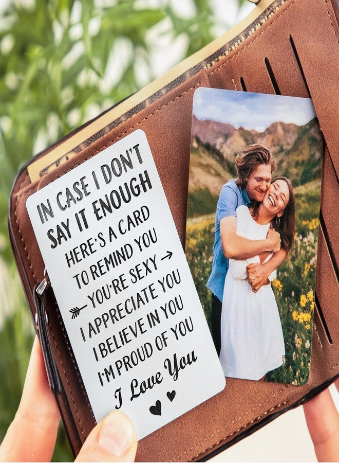 WITTSPOT Gifts for Him, Men, Boyfriend, Husband for Anniversary, Valentines, Christmas, Birthday - Birthday, Anniversary Card for Boyfriends, Men, Husbands - Wallet Insert for Boyfriend, Husband, Him - Image 3