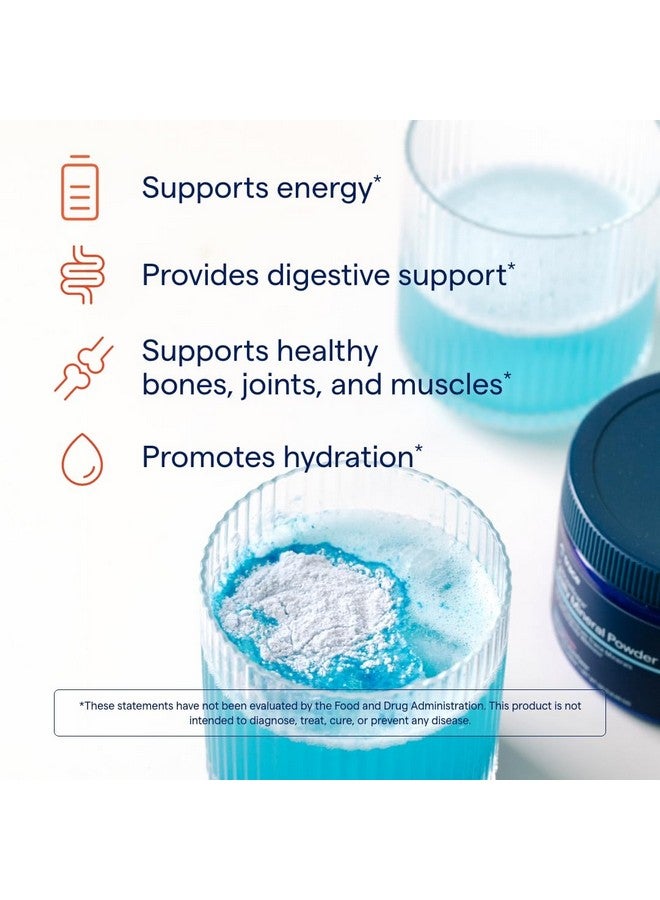 Trace Minerals ConcenTrace Mineral Powder - Full Spectrum Supplement Powder for Overall Health & Fitness - Concentrated Formula - 60 Servings - Blue Acai Flavor - Image 4