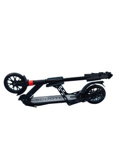 Double Foot Pedal Scooter,Non-Electric Travel Scooter For Adults&Kids&Teens,Off Road Large 8" Sturdy Urethane Wheels Escooter, Adjustable Handlebar, E-Skateboard For Men Adult Non-Electric Travel Scooter | Max Speed 16km/H | Easy Folding & Lightweight Aluminum Alloy Frame | 1-Year Warranty