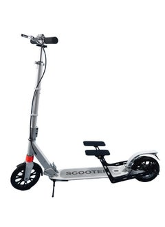 Crony Double Foot Pedal Scooter,Non-Electric Travel Scooter For Adults&Kids&Teens,Off Road Large 8" Sturdy Urethane Wheels Escooter, Adjustable Handlebar, E-Skateboard For Men Adult Non-Electric Travel Scooter | Max Speed 16km/H | Easy Folding & Lightweight Aluminum Alloy Frame，Black  - Image 1
