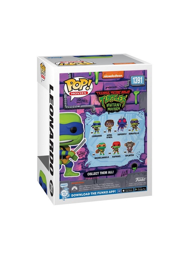 Funko POP! Movies: Teenage Mutant Ninja Turtles (TMNT) Leonardo - Collectable Vinyl Figure - Gift Idea - Official Merchandise - for Kids & Adults - Movies Fans - Image 3