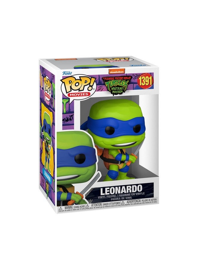 Funko POP! Movies: Teenage Mutant Ninja Turtles (TMNT) Leonardo - Collectable Vinyl Figure - Gift Idea - Official Merchandise - for Kids & Adults - Movies Fans - Image 1
