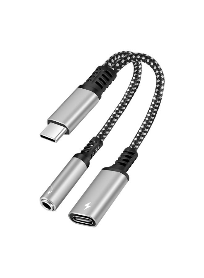 Type-C To 3.5 Digital Audio Headset Adapter For Huawei For Samsung Google Phone Adapter-Color:type-c To 3.5 (digital White) - Image 4