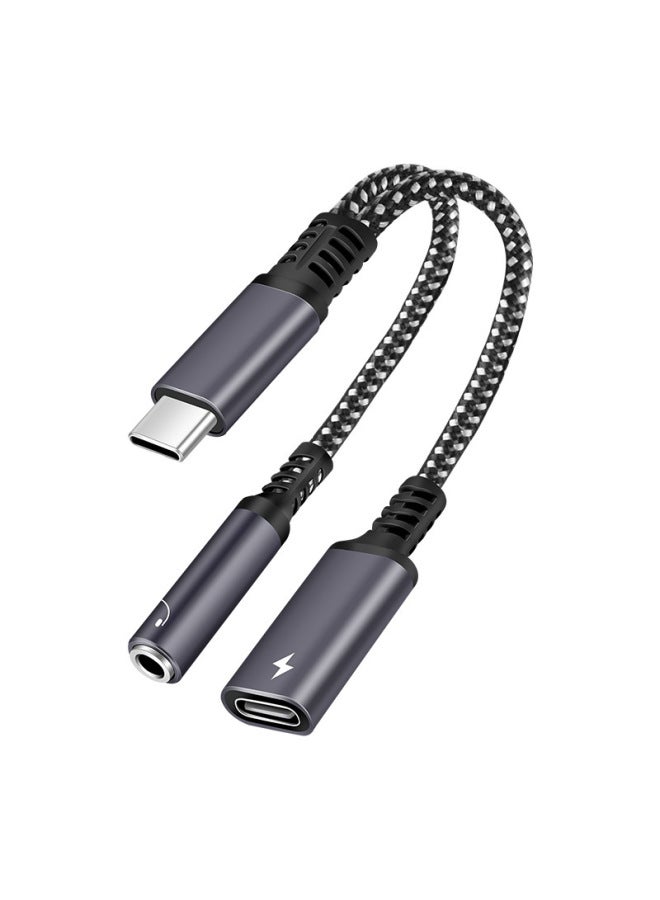 Type-C To 3.5 Digital Audio Headset Adapter For Huawei For Samsung Google Phone Adapter-Color:type-c To 3.5 (digital White) - Image 5
