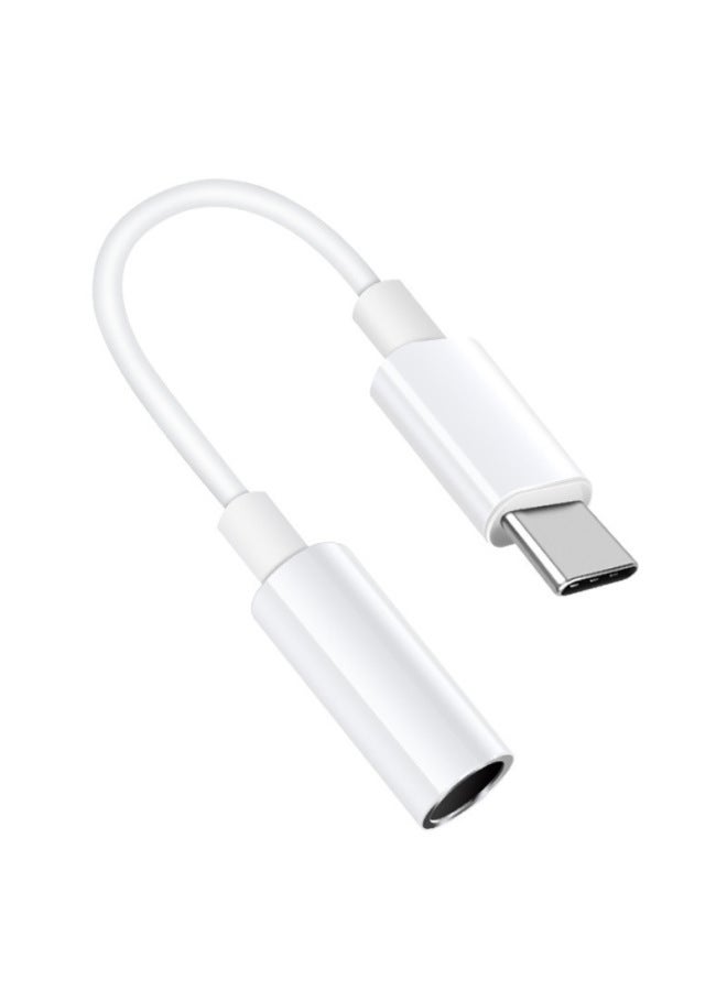 Type-C To 3.5 Digital Audio Headset Adapter For Huawei For Samsung Google Phone Adapter-Color:type-c To 3.5 (digital White) - Image 1