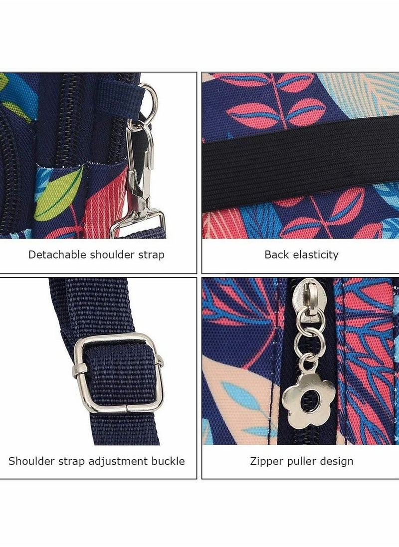 Generic Sports Armband Outdoor Sweat-proof Running Armbag Cross-body Shoulder Casual Wallet Purse Fitness Cell Phone Bag Key Holder for iPhone 13 Pro/12 Pro/Xs Max,Galaxy S10 Plus,Huawei P30 Pro (Colorful)  - Image 4