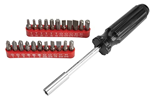 Performance Tool W1198 SAE/Metric 100-Piece Socket (1/4-Inch, 3/8-Inch & 1/2-Inch Drive) and Bit Set - Image 5