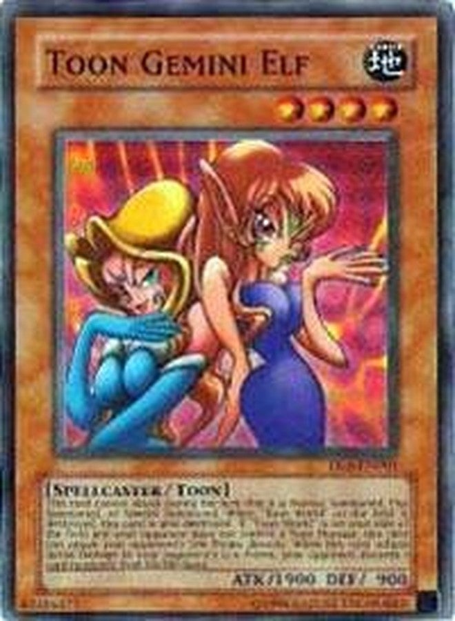 Yu-Gi-Oh! - Toon Gemini Elf (DL6-EN001) - Duelist League Prize Card - Limited Edition - Super Rare