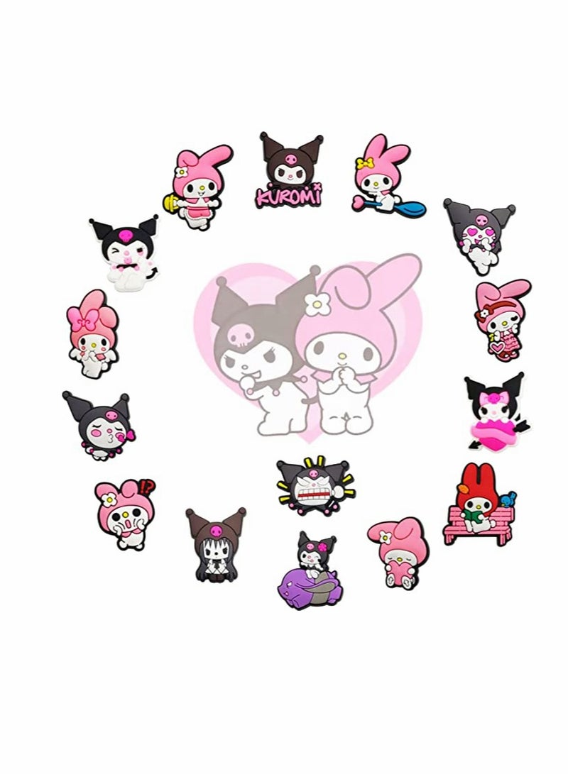 KASTWAVE Shoe Decoration Charm 18 Pcs Kids Boys Party lovely Croc Accessories - Image 1