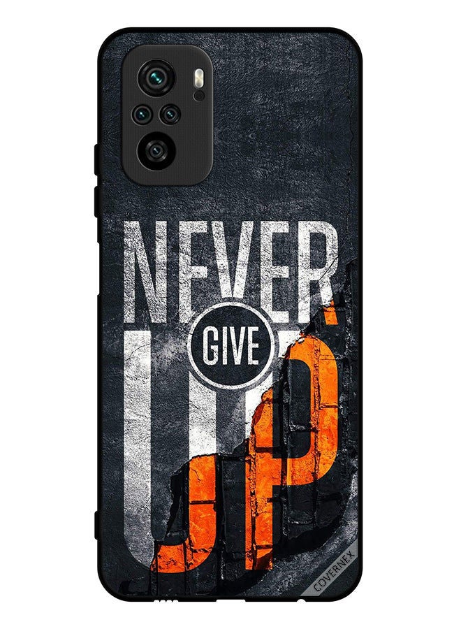Covernex Protective Case Cover For Poco M5s 4G Never Give Up Because Great Things Take Time - Image 1