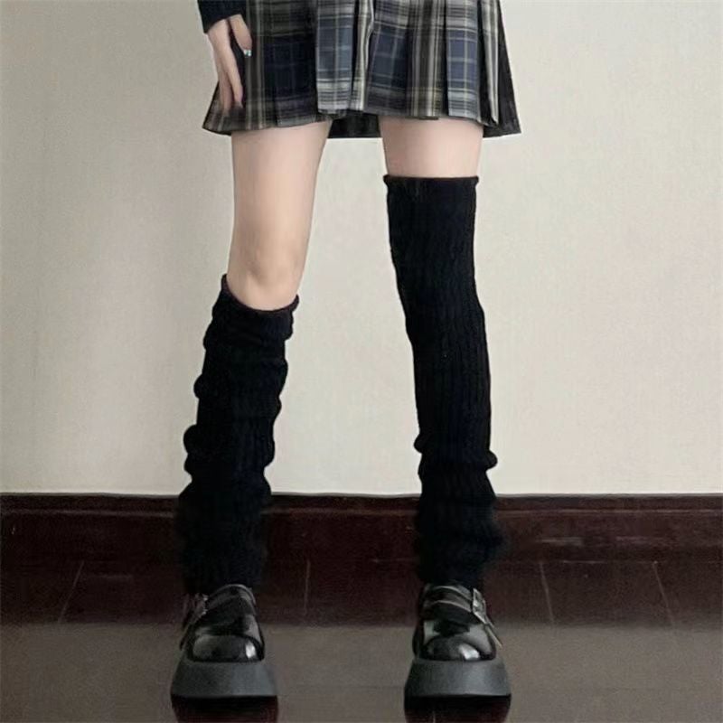 Generic White socks JK all-match spring and summer thin calf cover lolita lolita cute Japanese pile socks summer  - Image 5