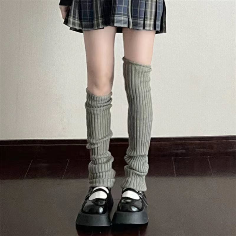 Generic White socks JK all-match spring and summer thin calf cover lolita lolita cute Japanese pile socks summer  - Image 4