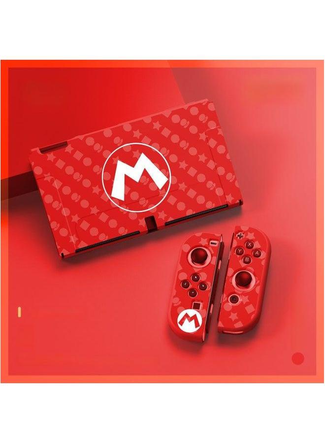 Nintendo Switch Oled TPU Matte Protective Case Embossed Color Printing Split Soft Case-Product Color:Elden Law Ring - Image 5
