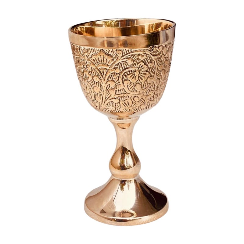 ALADEAN Vintage Chalice Goblet 1x Royal Wine Cups of King Arthur Renaissance Medieval Gifts for Communion Christmas Wedding Anniversary Drinkware Pack of 1pc Prince Goblet - Image 2
