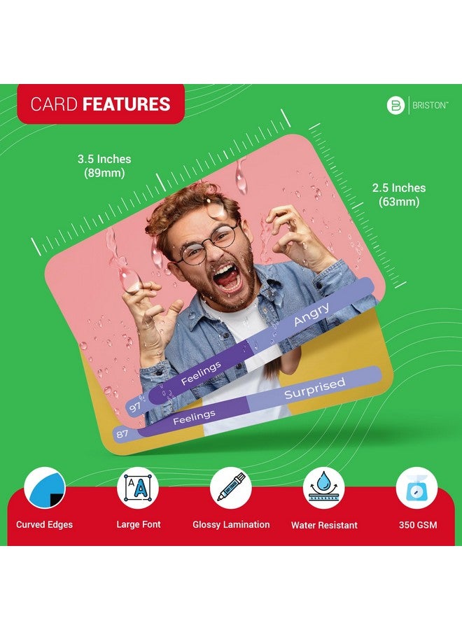 Briston Italian Vocabulary 300 Flash Cards - Beginner Vocab with Pictures - Memory & Sight Words - Educational Language Learning - Game Like Play - Kids, Grade School, Classroom, Homeschool - Briston Brand  - Image 4