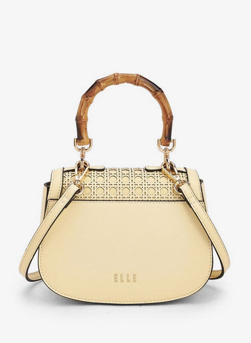 ELLE Textured Crossbody Bag With Detachable Strap - Image 5