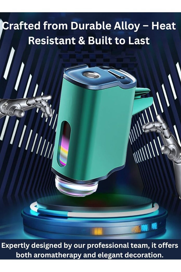 معطّر سيارة ذكي بإضاءة LED – جهاز ترطيب عطري يعمل بالشحن عبر USB‑C للسفر والسيارة  - Image 1