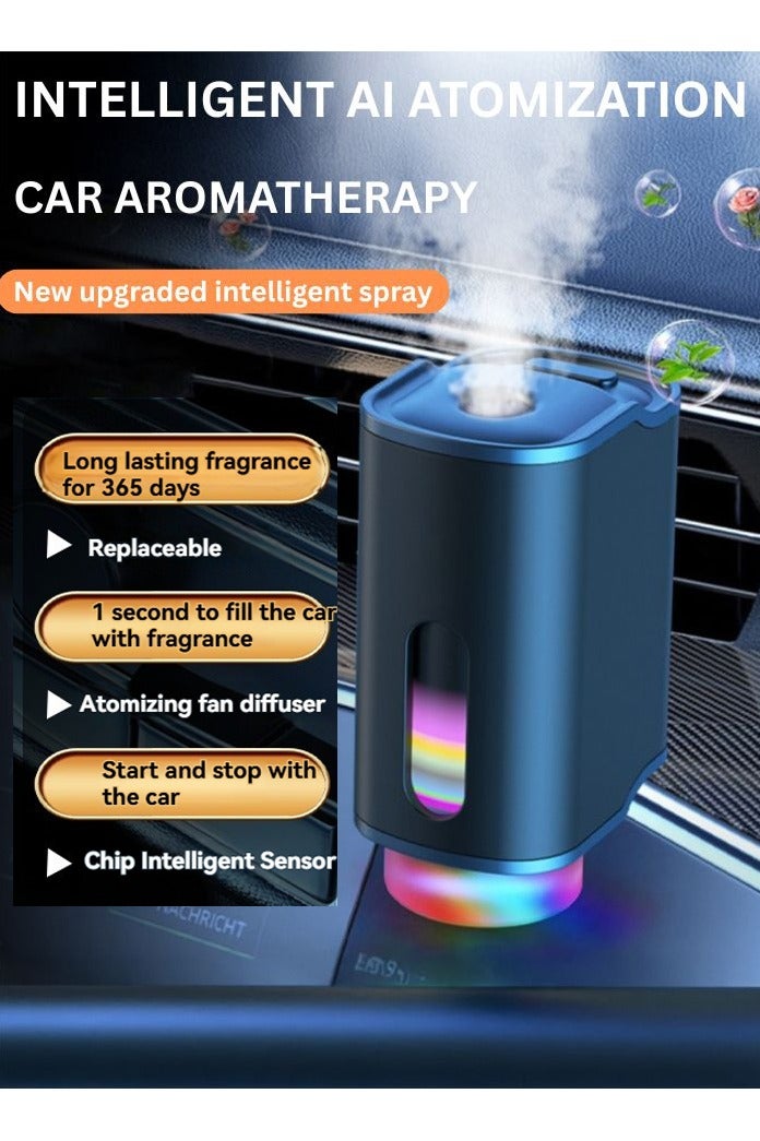 معطّر سيارة ذكي بإضاءة LED – جهاز ترطيب عطري يعمل بالشحن عبر USB‑C للسفر والسيارة  - Image 5