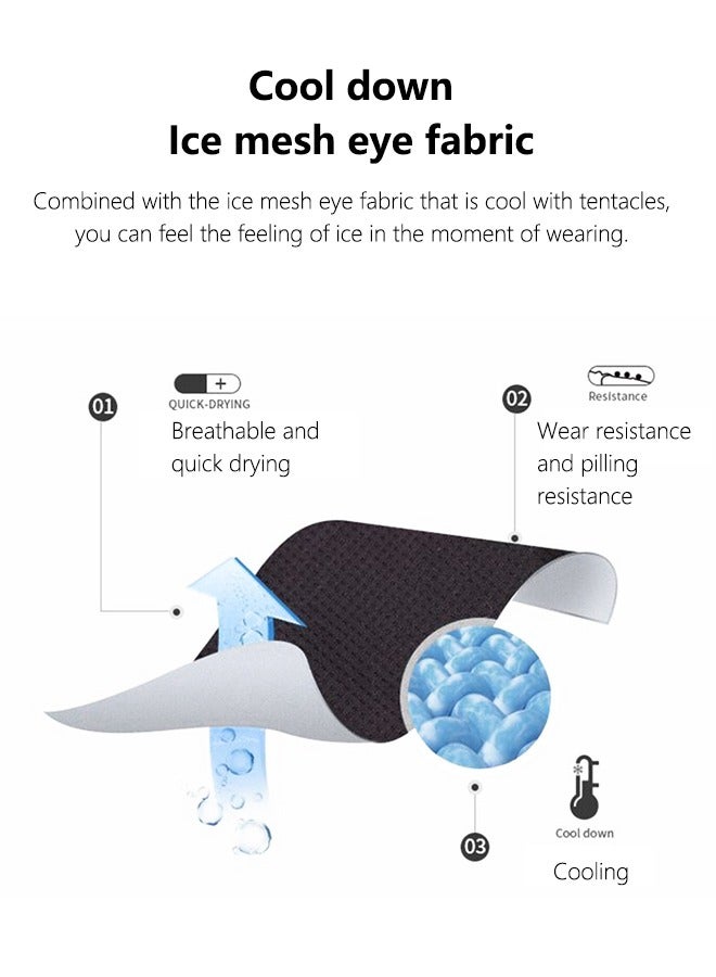 أوكيوز خوذة دراجة نارية قناع الوجه الكامل - Image 3