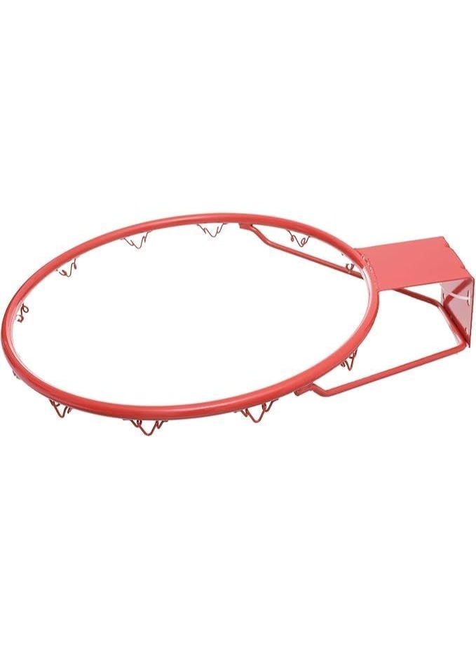 حلقة كرة سلة فردية مع طوق كلاسيكي ومتين للعب في الهواء الطلق. - Image 3