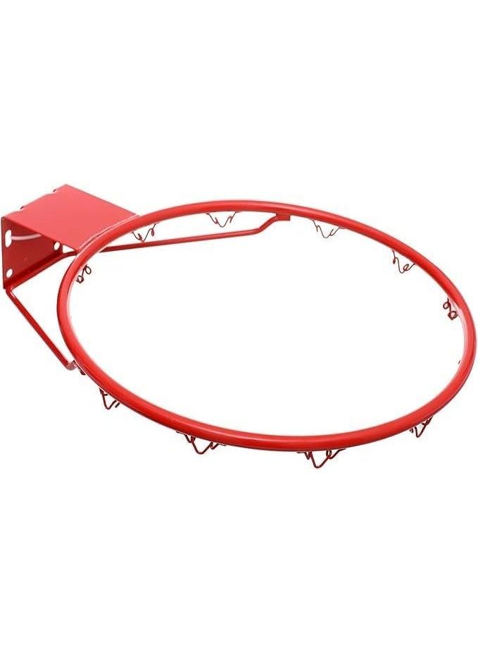 حلقة كرة سلة فردية مع طوق كلاسيكي ومتين للعب في الهواء الطلق. - Image 1