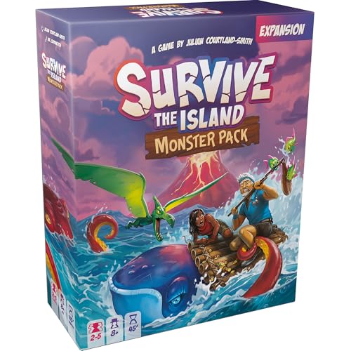 Asmodee Survive The Island Monster Pack Board Game Expansion - Add 3 New Monsters, Fun Adventure & Strategy Game for Kids & Adults, Ages 8+, 2-5 Players, 45 Minute Playtime - Image 4
