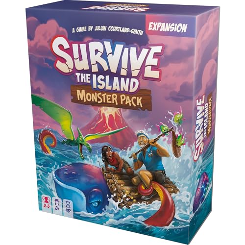 Asmodee Survive The Island Monster Pack Board Game Expansion - Add 3 New Monsters, Fun Adventure & Strategy Game for Kids & Adults, Ages 8+, 2-5 Players, 45 Minute Playtime - Image 3