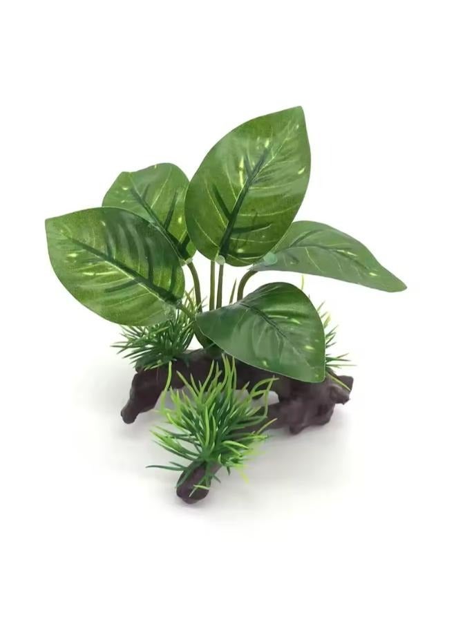 Fish Tank Decorations Plastic Water Plant and Aquatic Grass