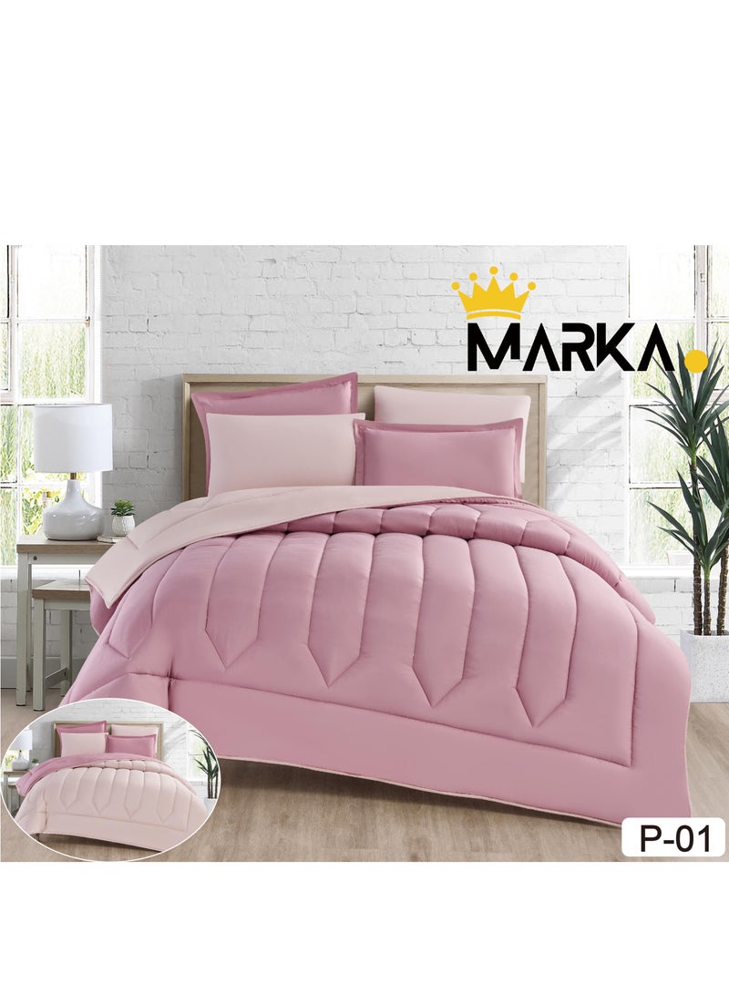 MARKA Plain double-sided comforter, 6 pieces, size 230 x 250 cm - Image 1