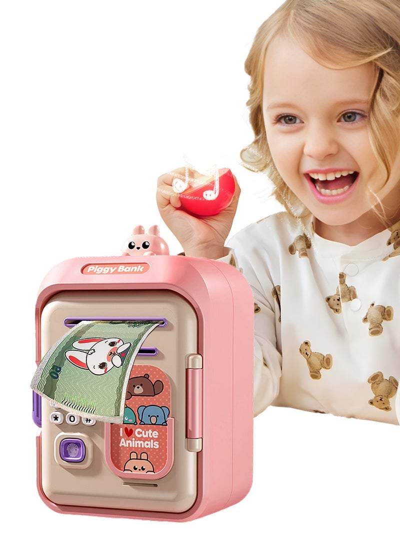ما بيبي البنك المحبوب وصندوق الأمانات للأولاد والبنات شاهد مدخرات طفلك تنمو في بنك كلمات المرور الكرتوني للأطفال - Image 1