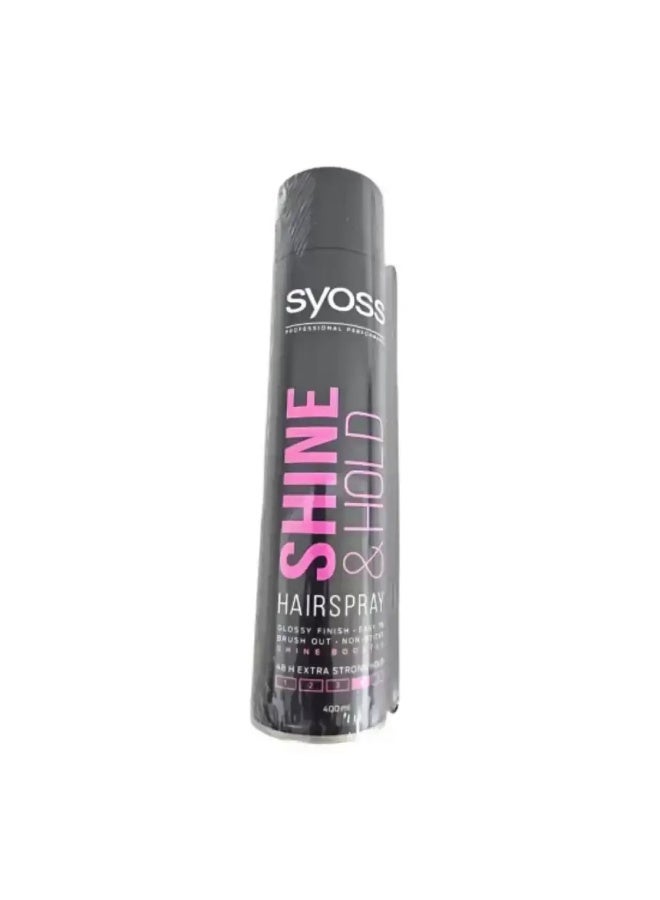 Syoss Shine and Hold Hair Spray With Comb- 400ml