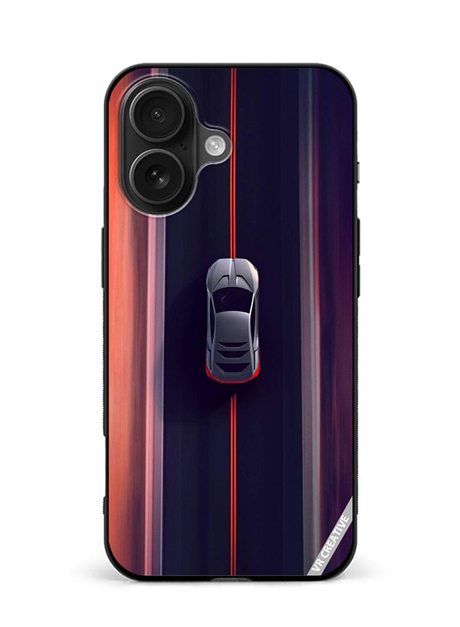 VR CREATIVE Protective Case Cover For Apple iPhone 16 Car Design Multicolour