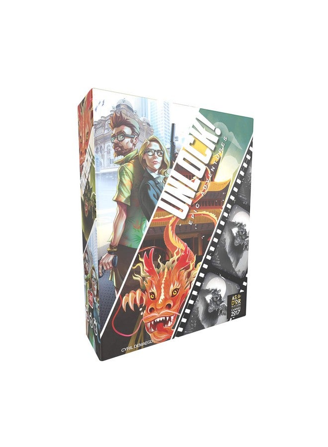 Space Cowboys UNLOCK! Epic Adventures Card Game - Escape Room-Inspired Cooperative Adventure, Fun Family Game for Kids and Adults, Ages 10+, 1-6 Players, 1 Hour Playtime, Made by Space Cowboys - Image 1