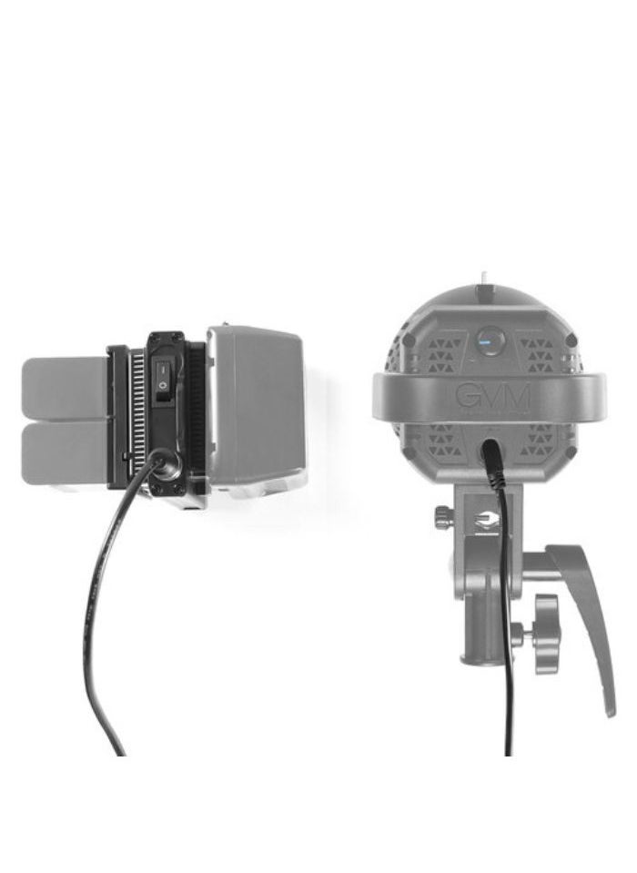 GVM Great Video Maker P80s Box V-Mount Battery Plate Adapter With DC Out Cable  - Image 4