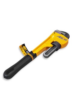 ABC Pipe wrench 12 inch , heavy duty metal body, adjustable jaw with strong teeth, comfortable non-slip handle, suitable for loosening and tightening pipes, valves, metal parts, etc., used in workshops, plumbing stores, and inside technician's kit.  - Image 3