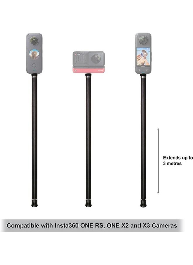 Insta360 - 300cm Extended Selfie Stick for Insta360 Cameras - Image 1