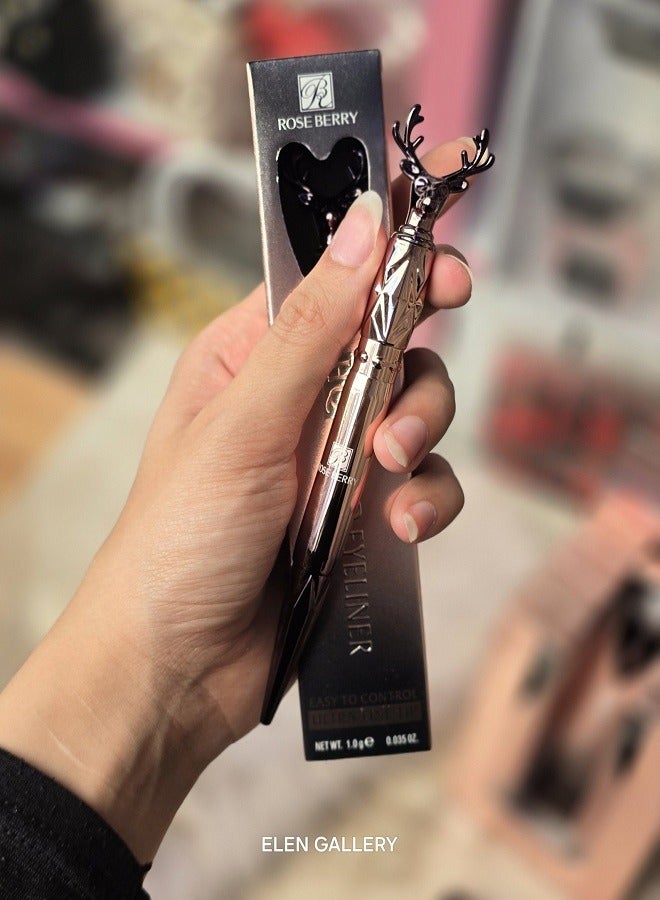 ROSE BERRY HQ liquid eyeliner Easy To Control Ultra Fine Tip  - Image 3