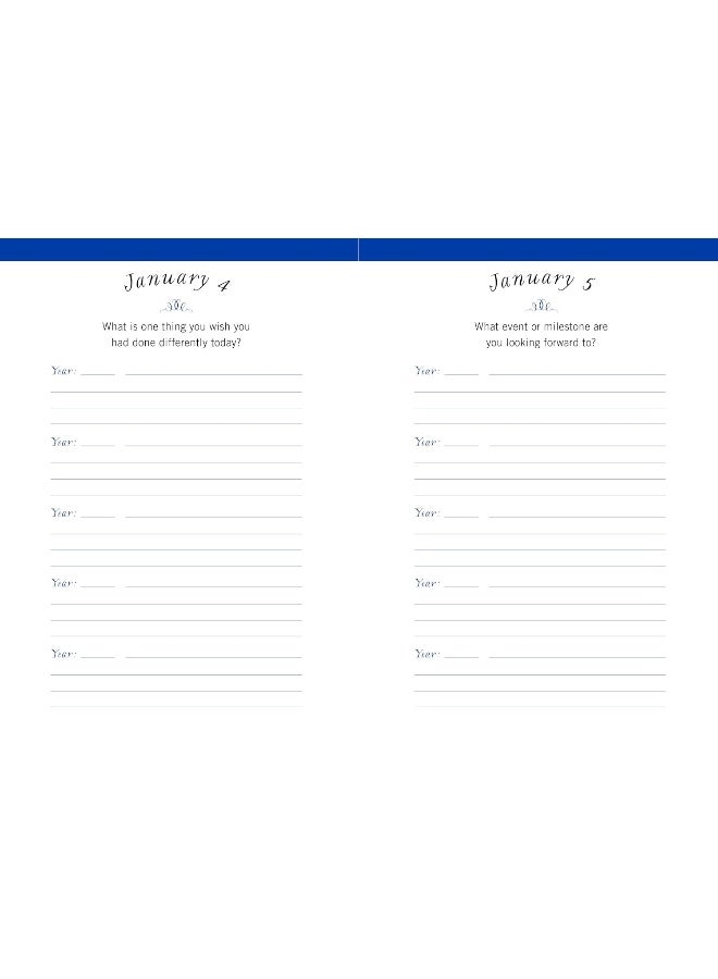 One Question a Day (Neutral): A Five-Year Journal: A Personal Time Capsule of Questions and Answers  - Image 3