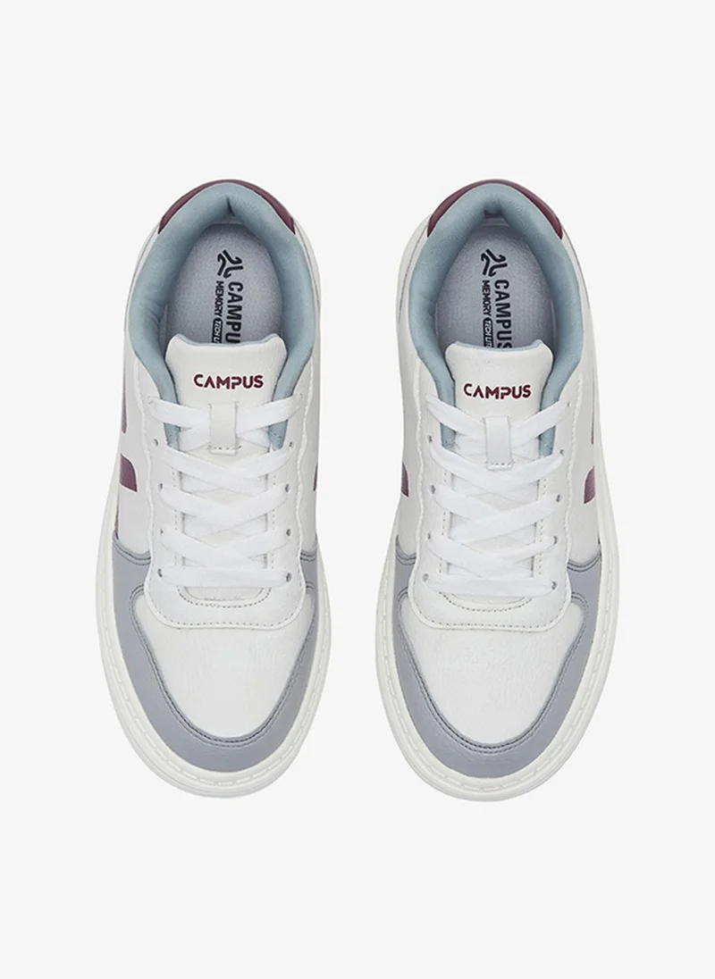 Campus VACRO Women Vacro Memory Foam Lace-Up Sneakers-Grey for Women | Best Price UAE