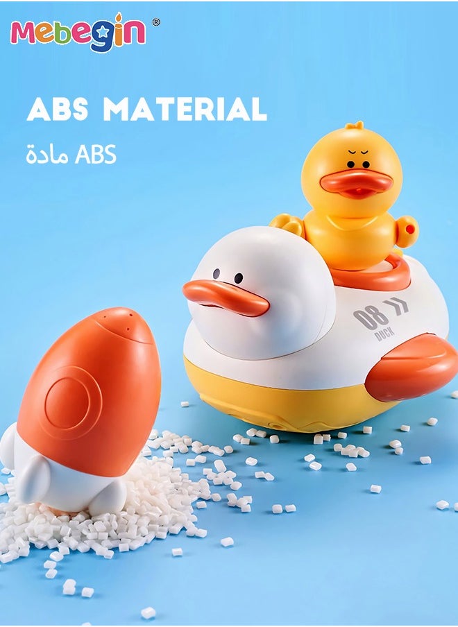 MEBEGIN - Bath Toys for Toddlers Baby Bath Toys with 3 Spraying Bath Ducks 4 Toddler Showers Make Baby Love Bathtime Fun Bath Toys for Kids - Image 1