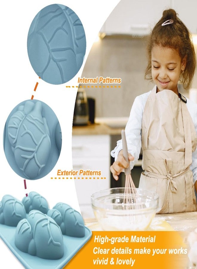 BENEKIY 3D Human Heart Silicone Molds, 2 Pack Realistic Halloween Organ Shapes Silicone Muffin Molds for Chocolate Pudding Dessert Jelly Handmade Soap Candle for Halloween Party Props - Image 3