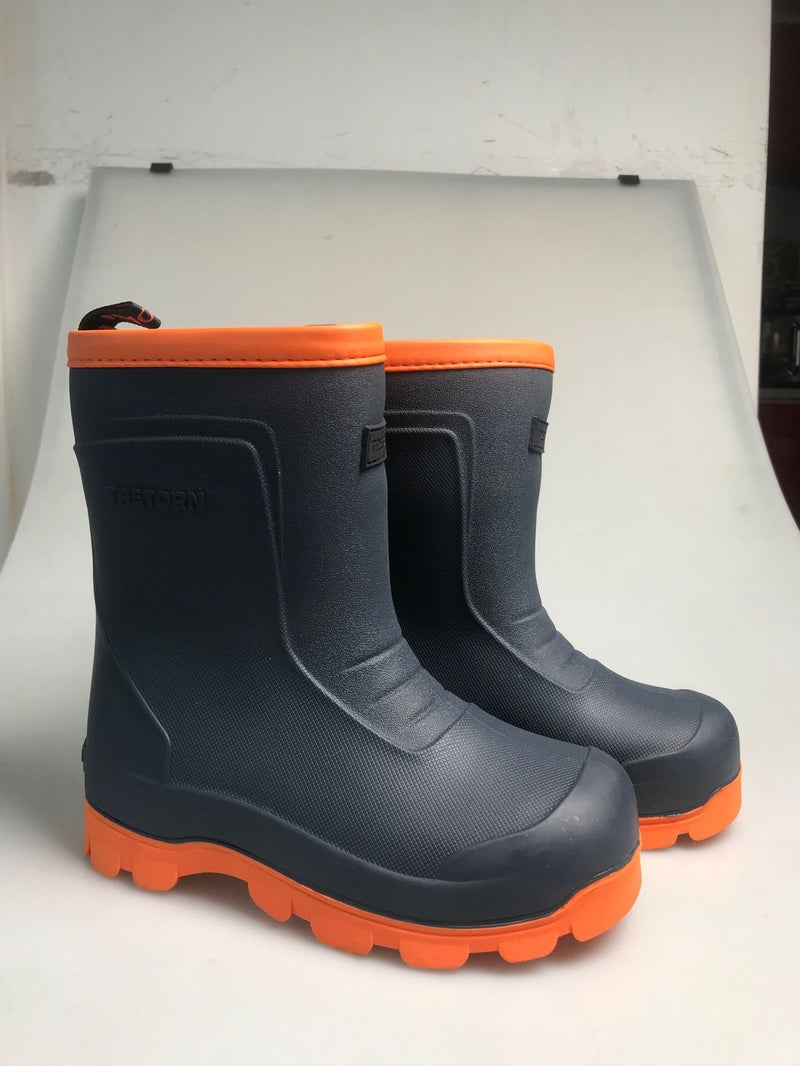Children'S Rain Boots, Non-Slip, Lightweight, Kidsren'S, Men'S And Women'S, Mid-Tube Outdoor Velvet Rain Boots, Snow Boots, Toddler Water Shoes - Image 1